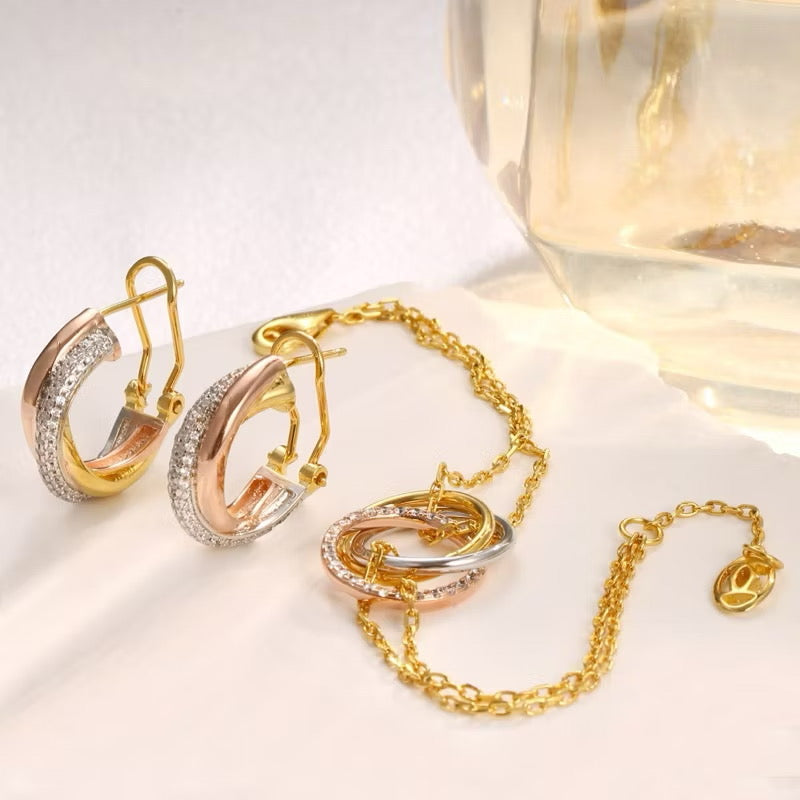 Timeless Tricolor Interlocking Set