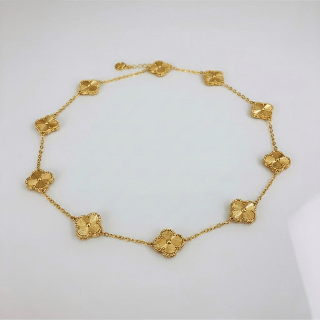 Clover Station Necklace