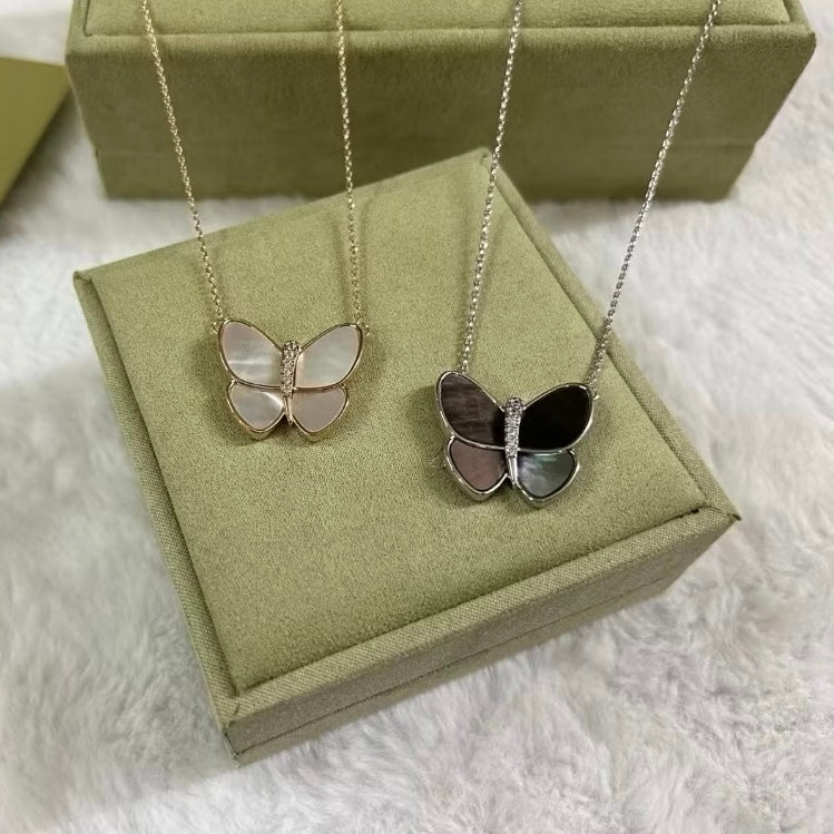Clover Butterfly Necklace