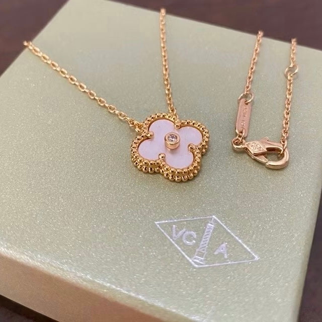 Clover Stone Necklace