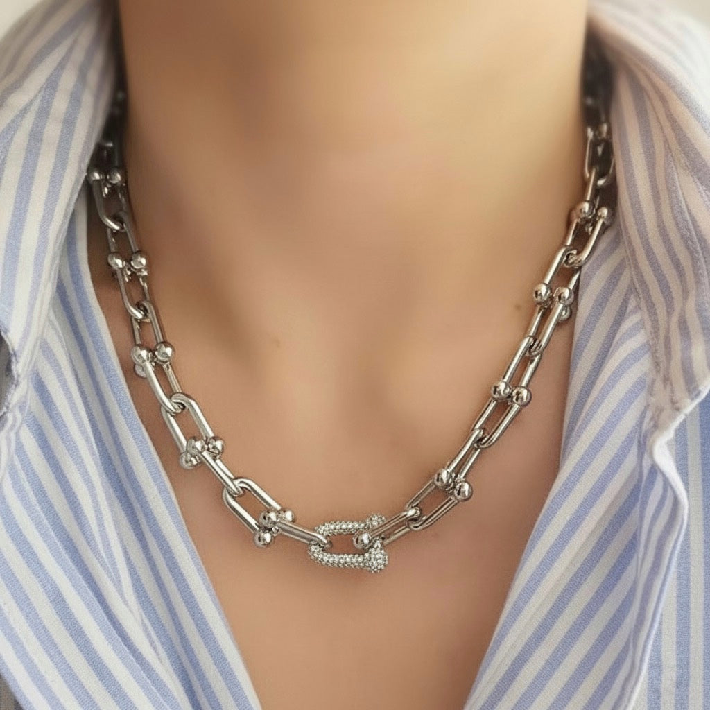 Timeless Link Necklace Chunky Size