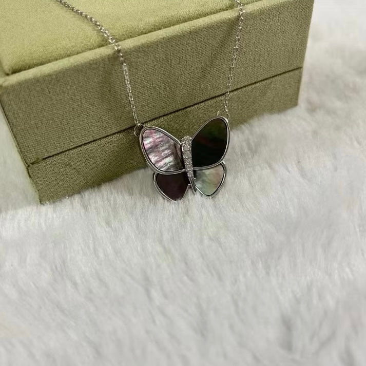 Clover Butterfly Necklace