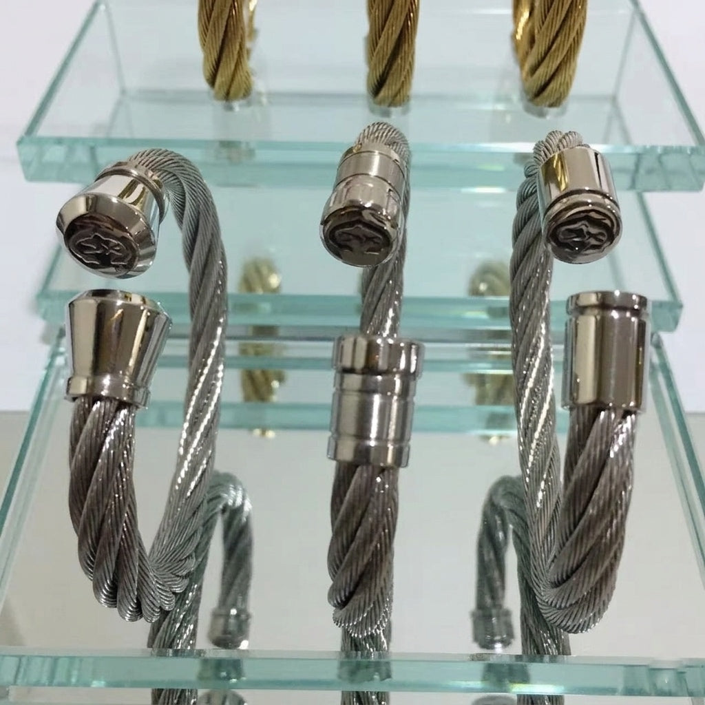 Classic Cable Cuff Bracelet