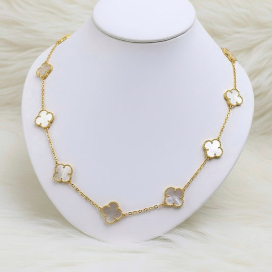 Clover Station Necklace