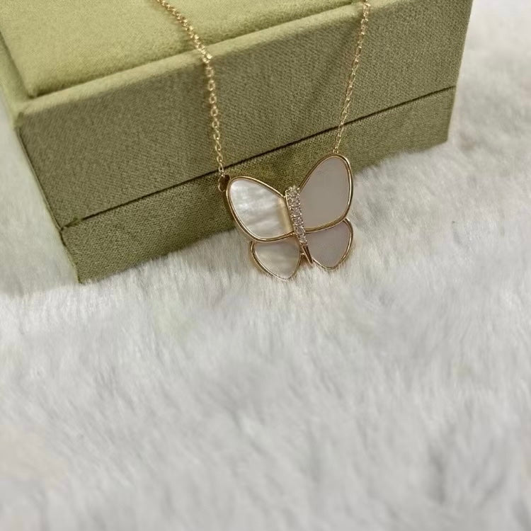 Clover Butterfly Necklace