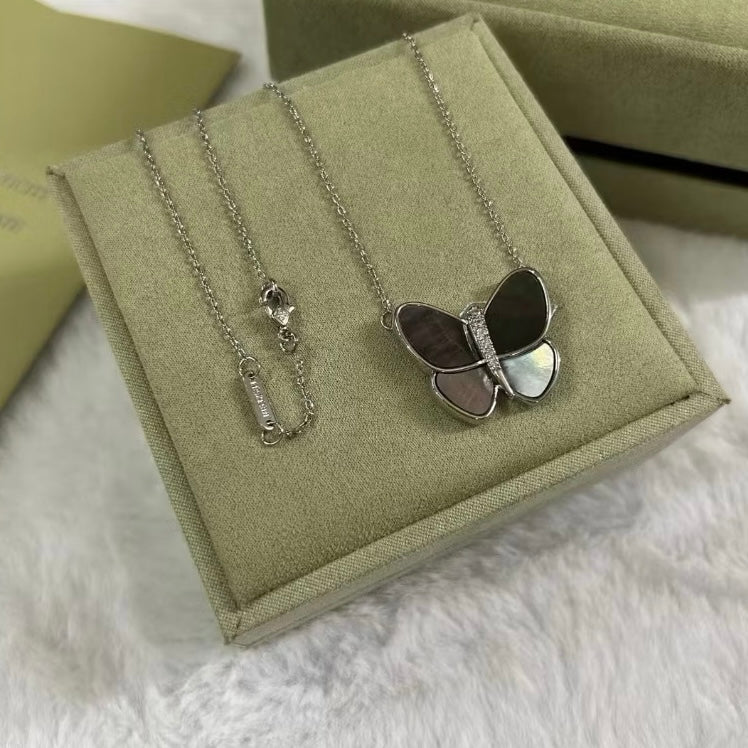 Clover Butterfly Necklace