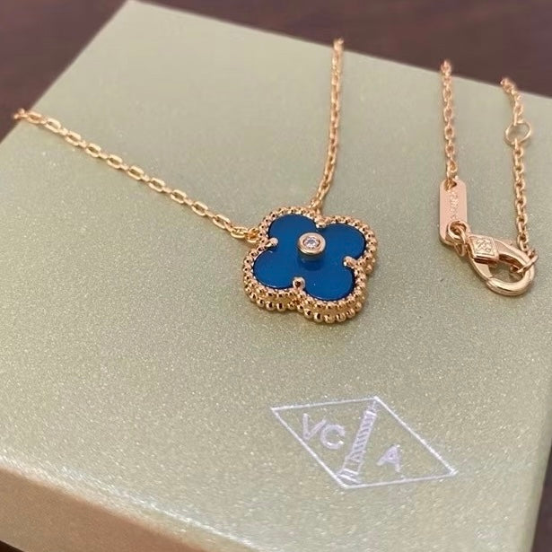 Clover Stone Necklace