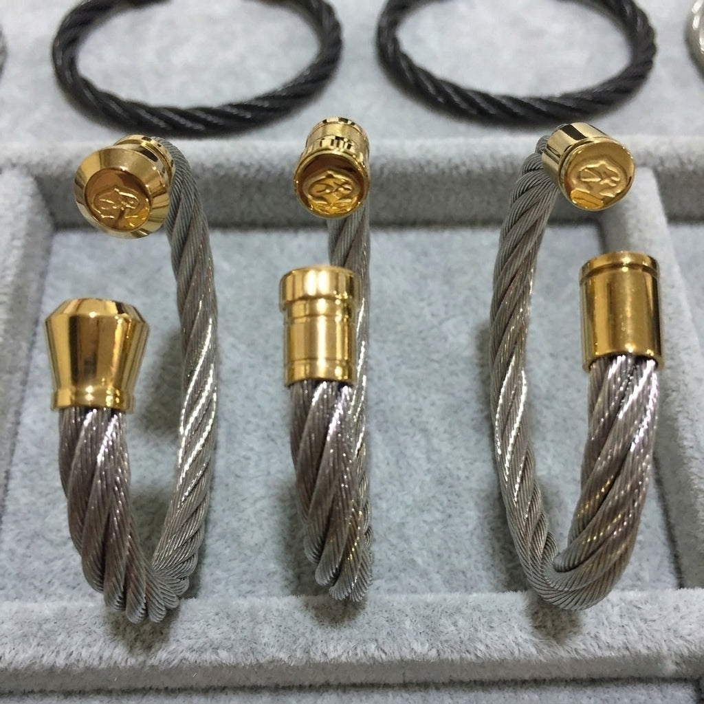 Classic Cable Cuff Bracelet