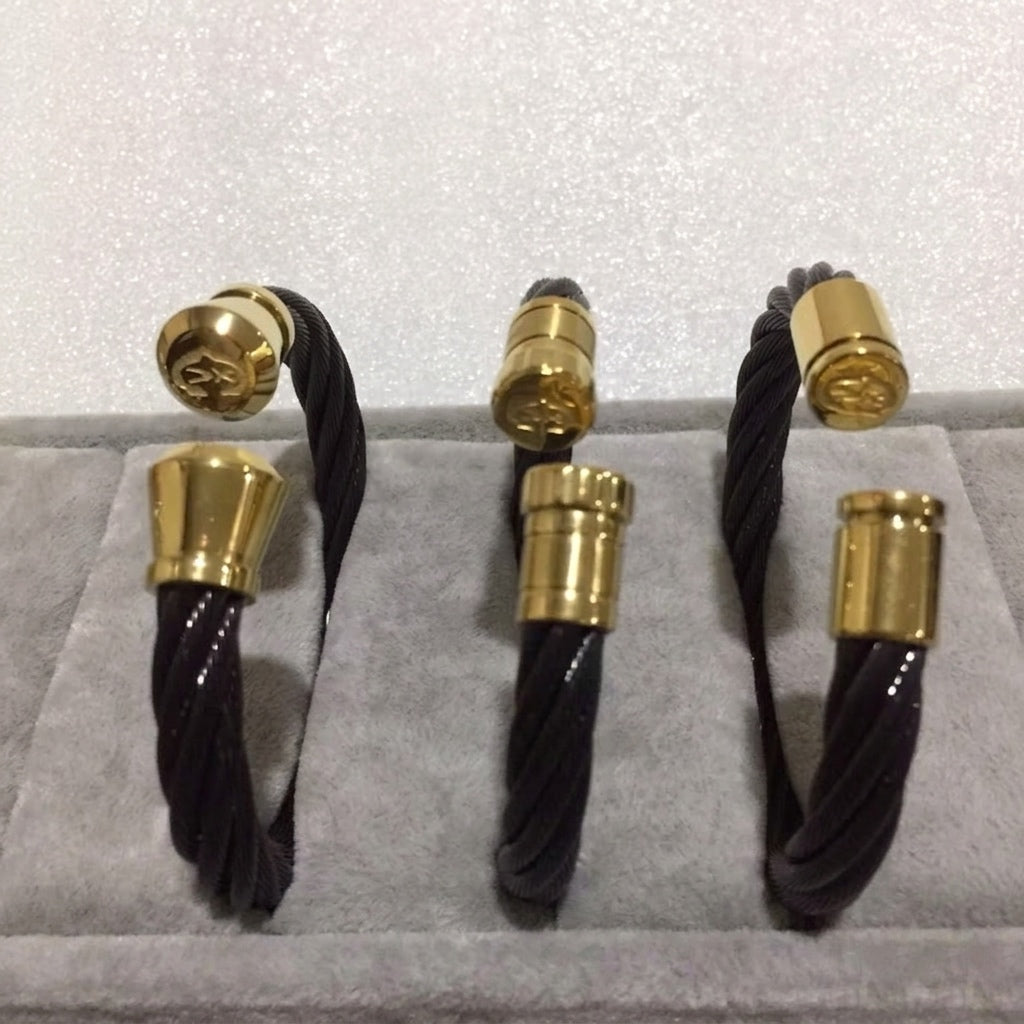 Classic Cable Cuff Bracelet