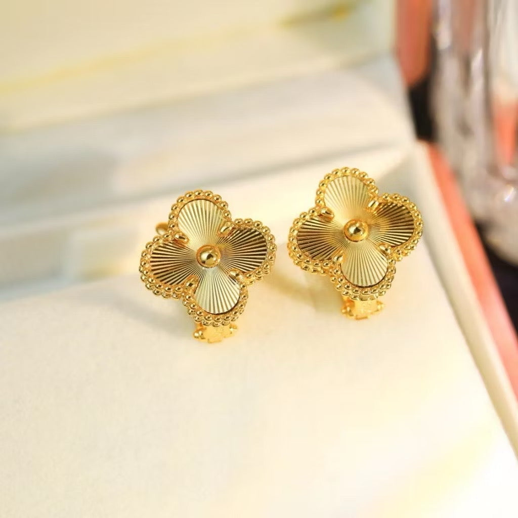 Clover Laser Earrings